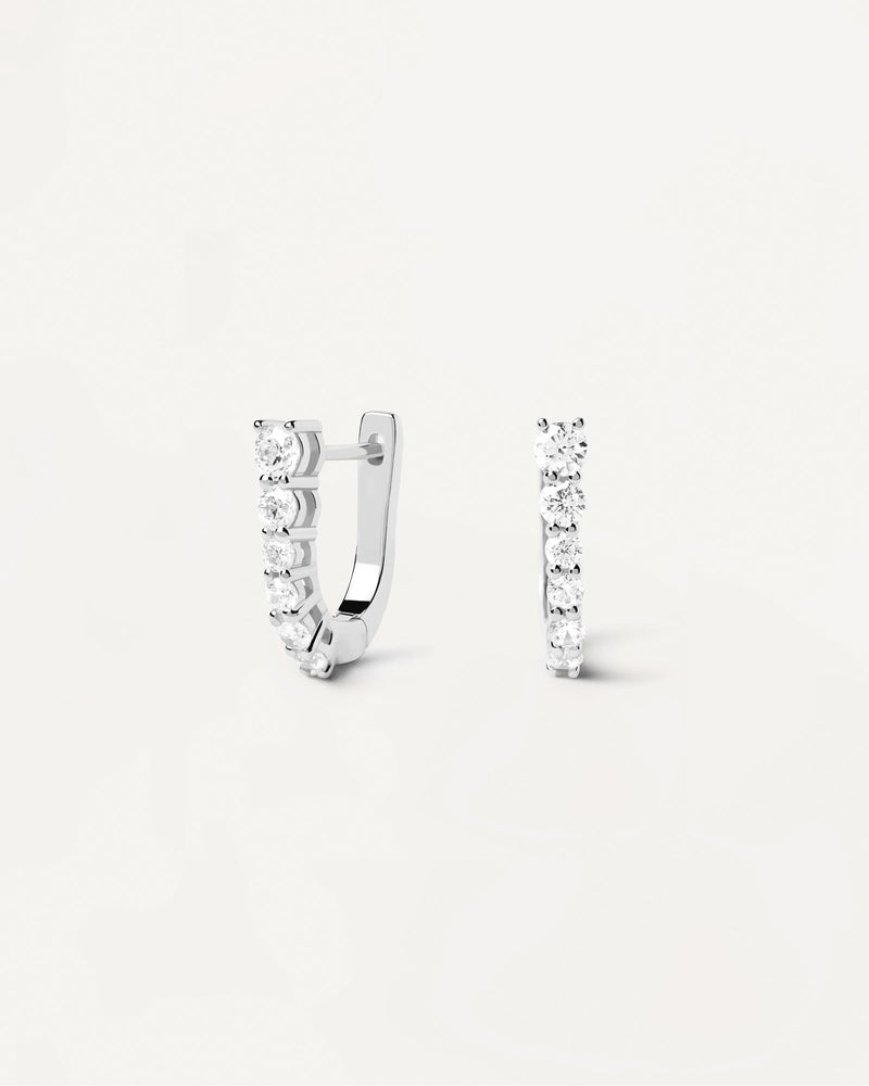 Boucle D'Oreilles en Argent Rise - 
  
    Argent massif
  
