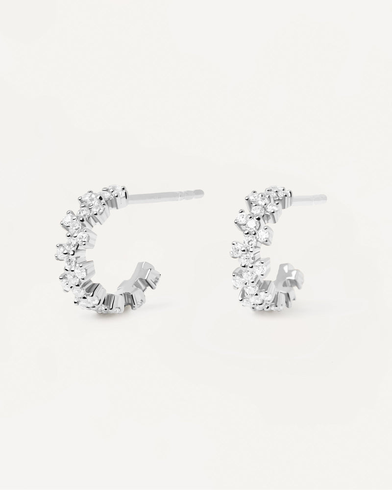 Boucles d'Oreilles en Argent Little Crown - 
  
    Argent massif
  
