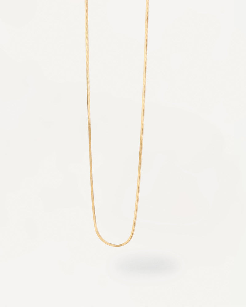 Snake Necklace - 
  
    Sterling Silver / 18K Gold plating
  
