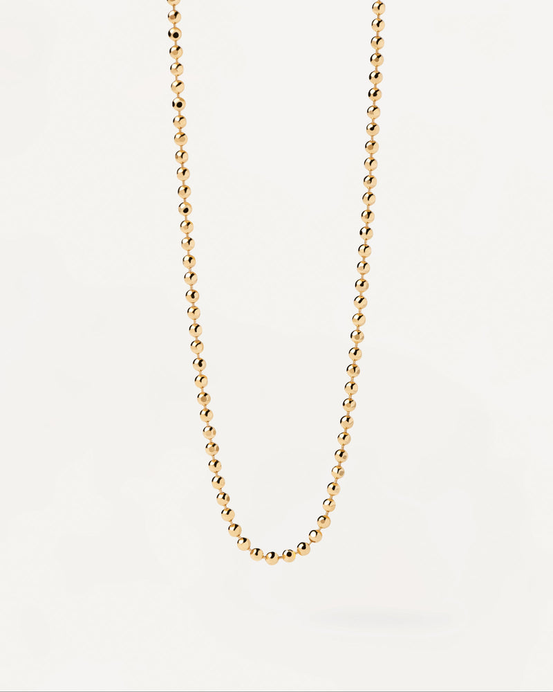 Ball Chain Necklace - 
  
    Sterling Silver / 18K Gold plating
  
