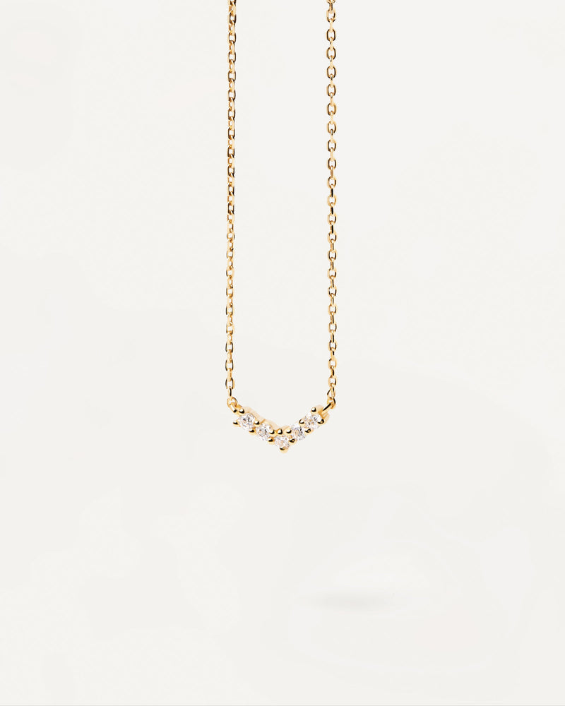 Mini Crown Necklace - 
  
    Sterling Silver / 18K Gold plating
  
