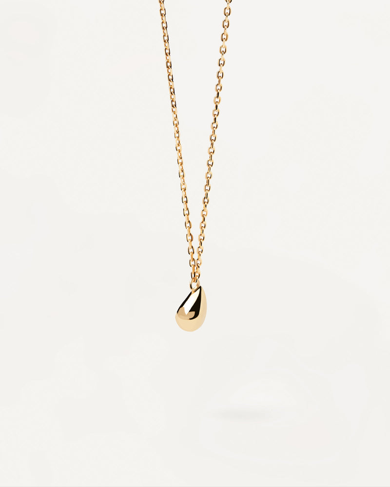 Drop Necklace - 
  
    Sterling Silver / 18K Gold plating
  
