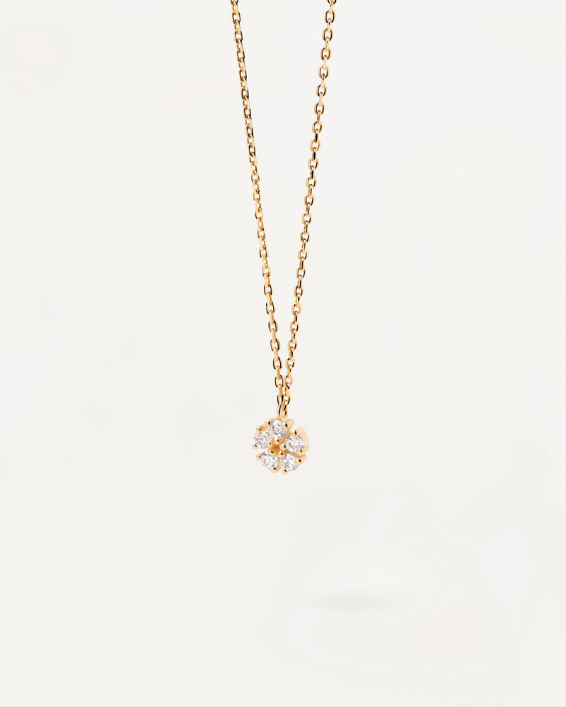 Collar Daisy - 
  
    Plata de Ley / Baño de Oro 18K
  
