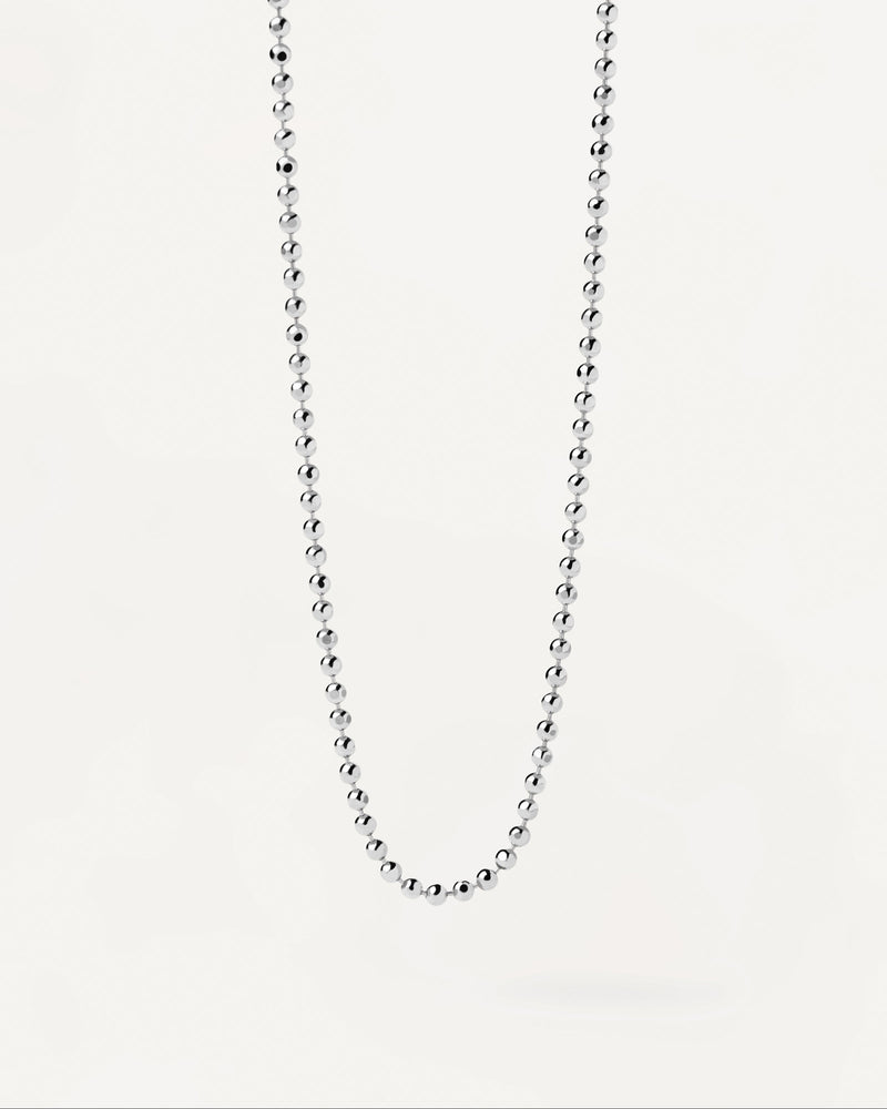 Ball Chain Silver Necklace - 
  
    Sterling Silver
  
