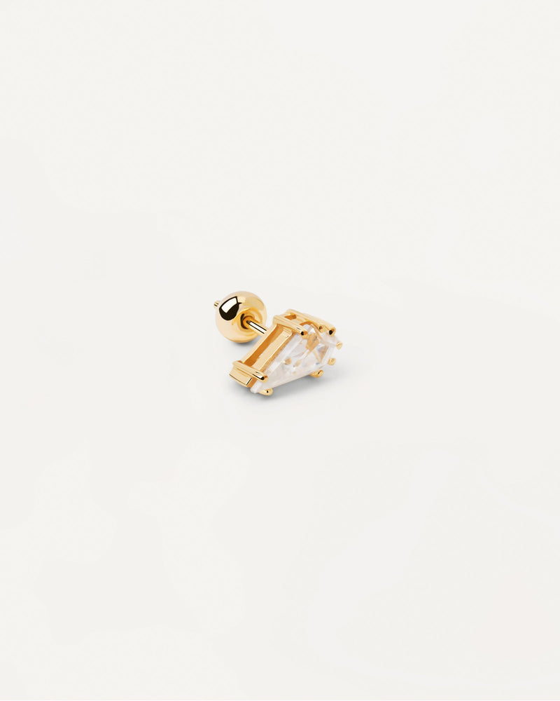 Noa Single Earring - 
  
    Sterling Silver / 18K Gold plating
  
