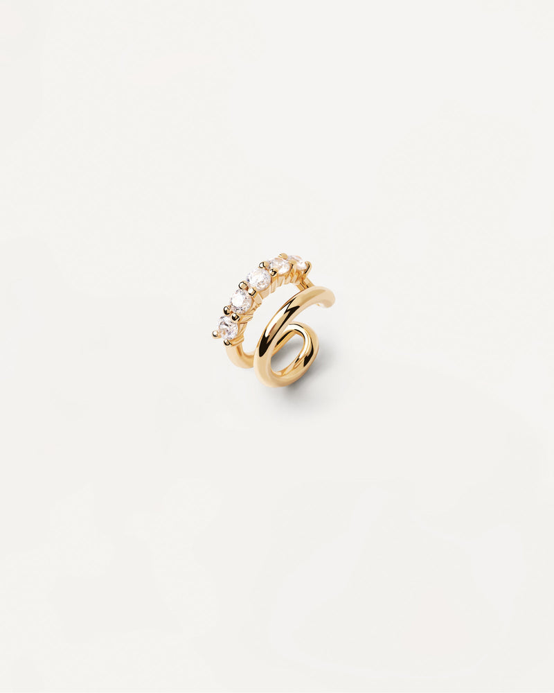 Ear Cuff Alexia - 
  
    Plata de Ley / Baño de Oro 18K
  
