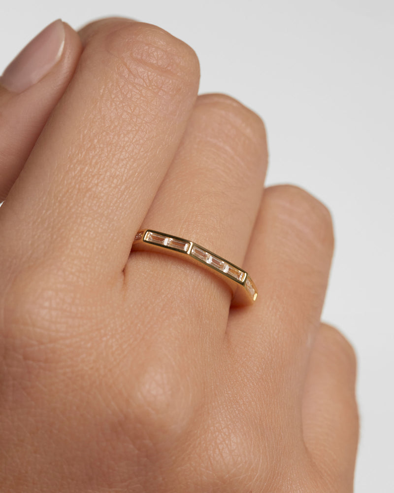 Bari Ring - 
  
    Sterling Silber / 18K Goldplattierung
  
