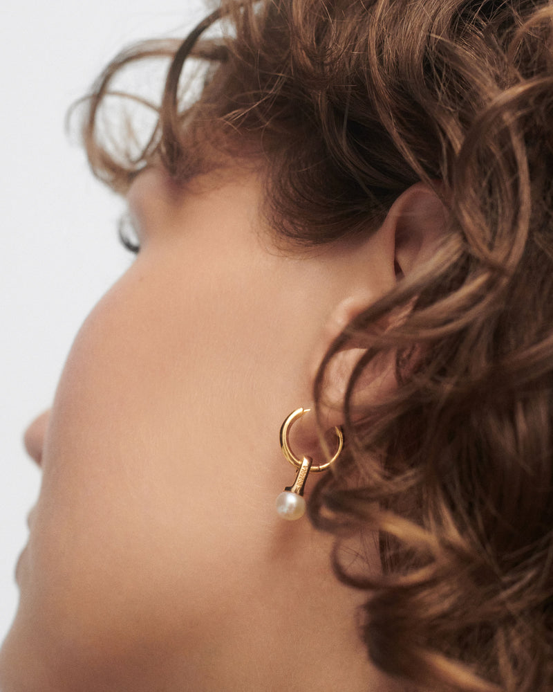 La Perla hoops - 
  
    Sterling Silver / 18K Gold plating
  
