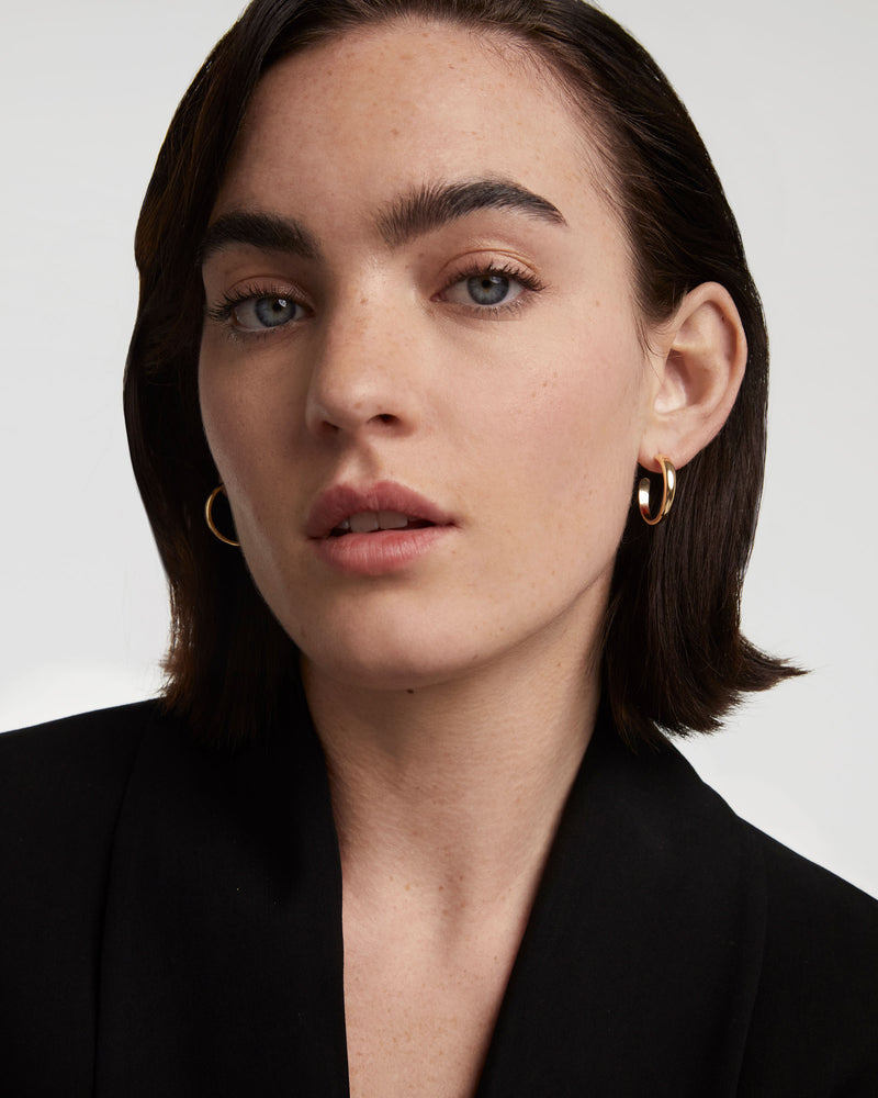 Gold Joan Hoops - 
  
    18K Gold
  
