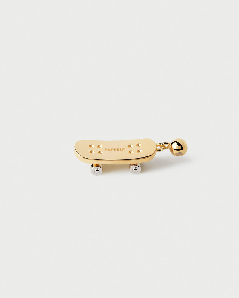 Charm Skateboard - 
  
    Argento sterling / Placcatura in Oro 18K
  
