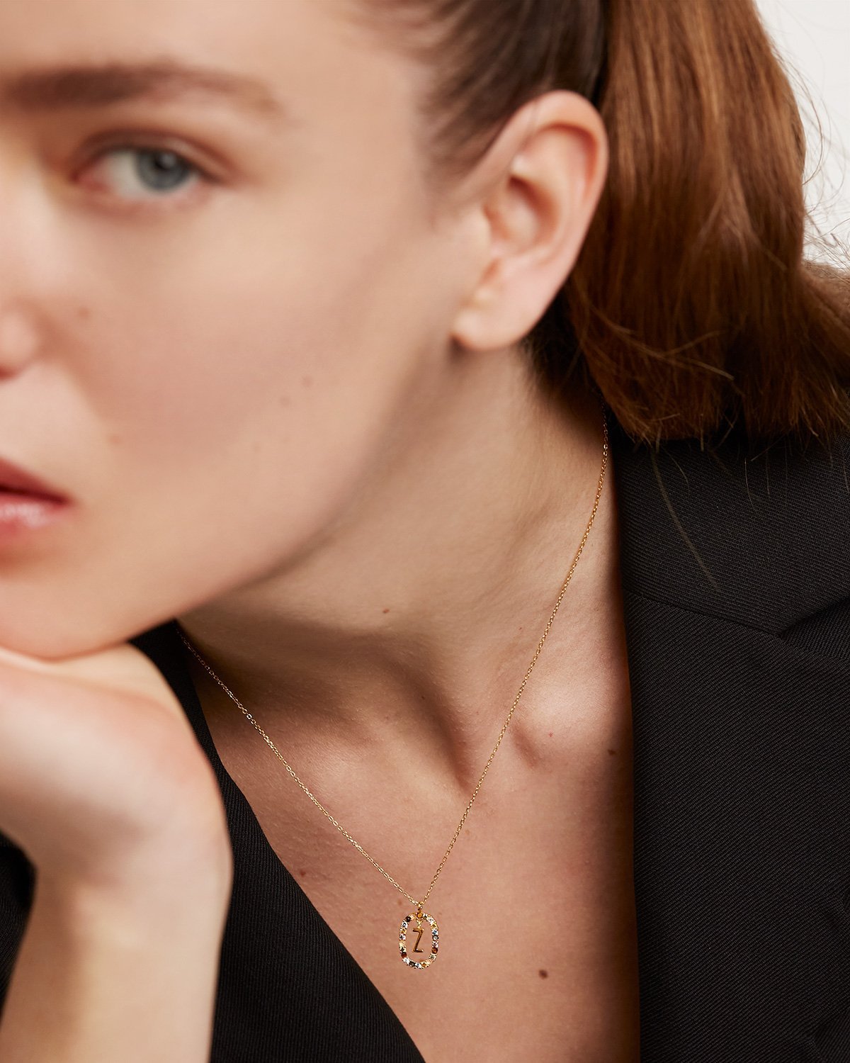 Letter Z Necklace - 
  
    Sterling Silver / 18K Gold plating
  
