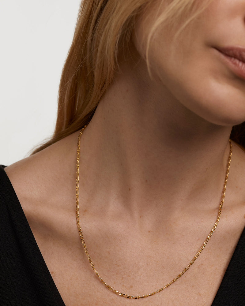 Adele Chain Necklace - 
  
    Sterling Silver / 18K Gold plating
  
