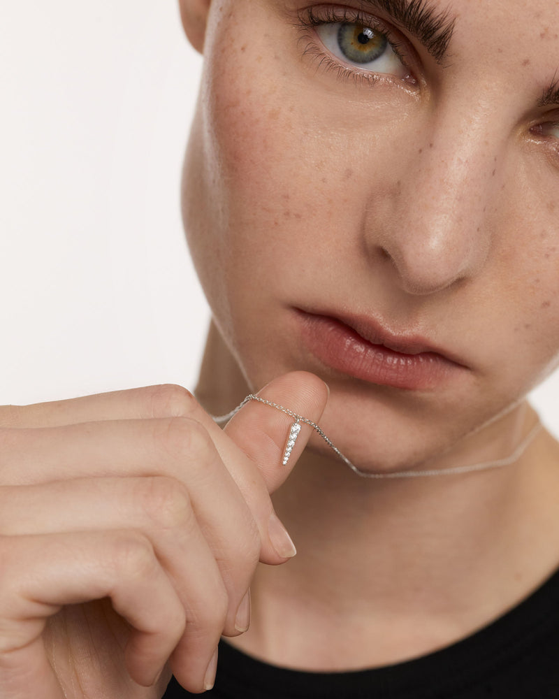 Collier en Argent Peak - 
  
    Argent massif
  
