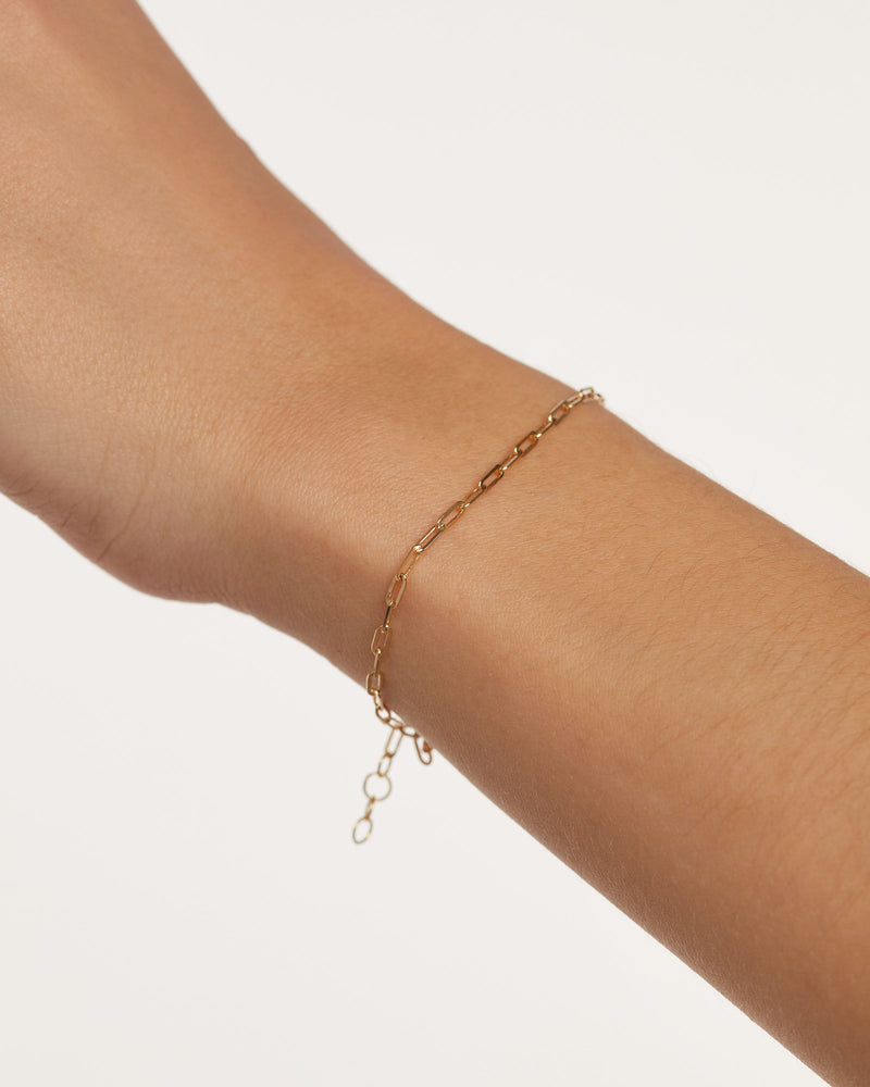 Gold Cable Chain Bracelet - 
  
    18K Gold
  
