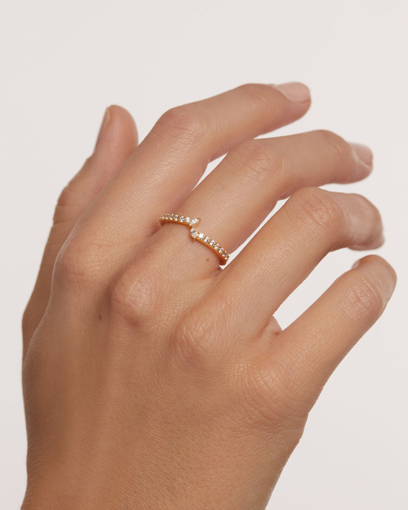 Nuvola Ring - 
  
    Sterling Silver / 18K Gold plating
  
