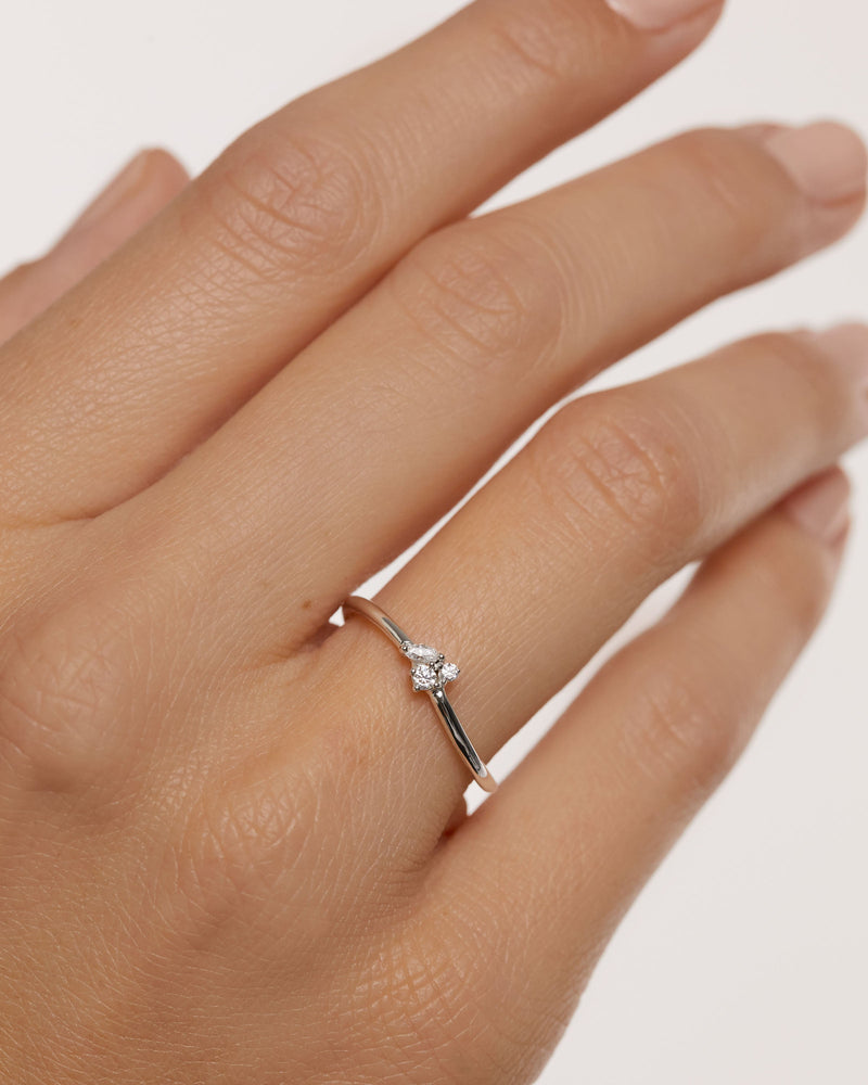 Bague en Argent Lua - 
  
    Argent massif
  
