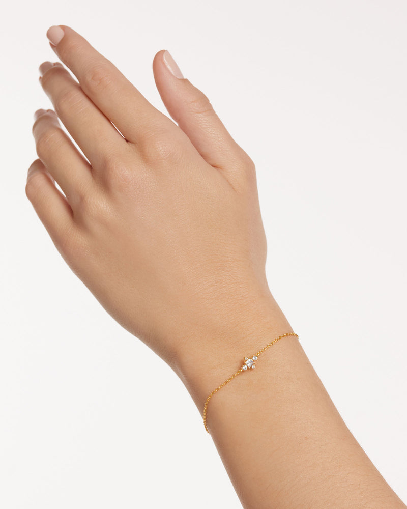 Pulsera Laura - 
  
    Plata de Ley / Baño de Oro 18K
  
