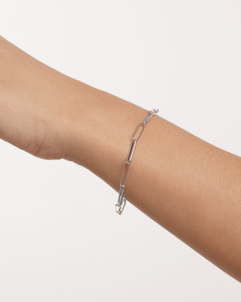 Pulsera Cadena de Plata Big Statement - 
  
    Plata de Ley
  
