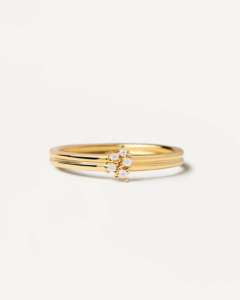 Nova Ring - 
  
    Sterling Silver / 18K Gold plating
  
