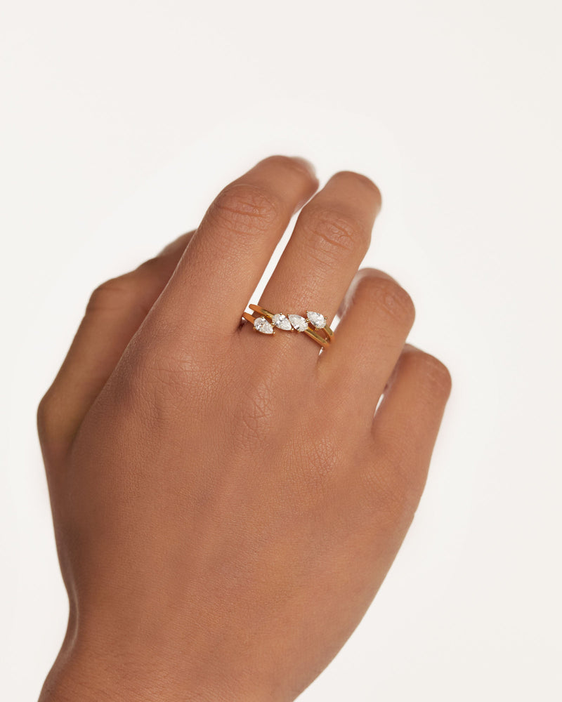 Terra Ring - 
  
    Sterling Silver / 18K Gold plating
  
