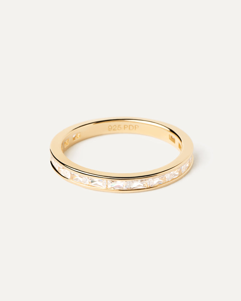 Anillo Viena - 
  
    Plata de Ley / Baño de Oro 18K
  
