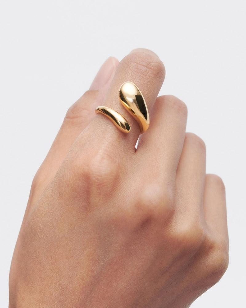 Orbit ring - 
  
    Sterling Silver / 18K Gold plating
  
