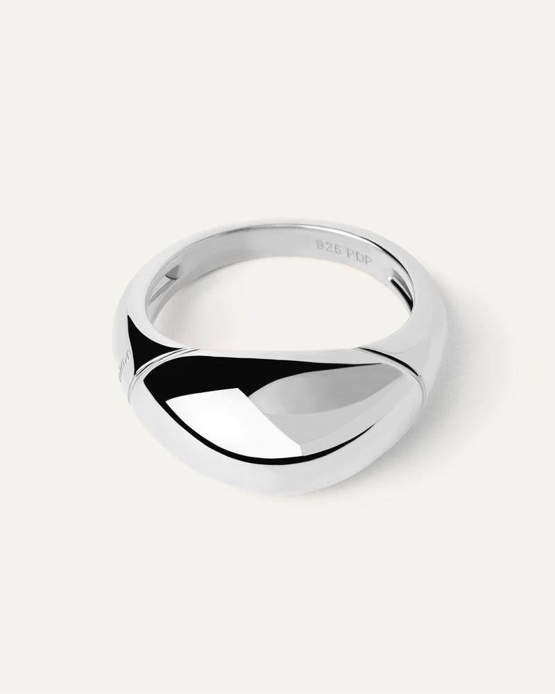 Bague en Argent Bamboo - 
  
    Argent massif
  
