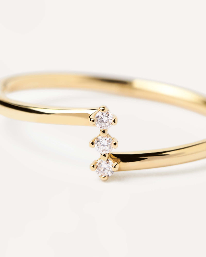 Diamonds and gold Balance Ring - 
  
    18K Gold
  
