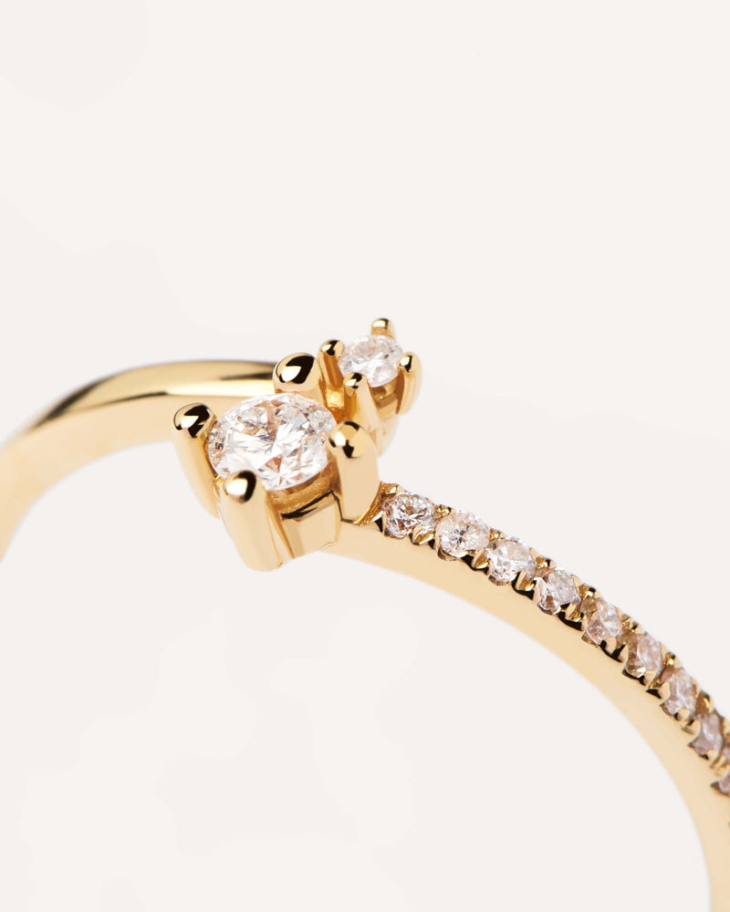 Diamonds and Gold Swing Ring - 
  
    18K Gold
  
