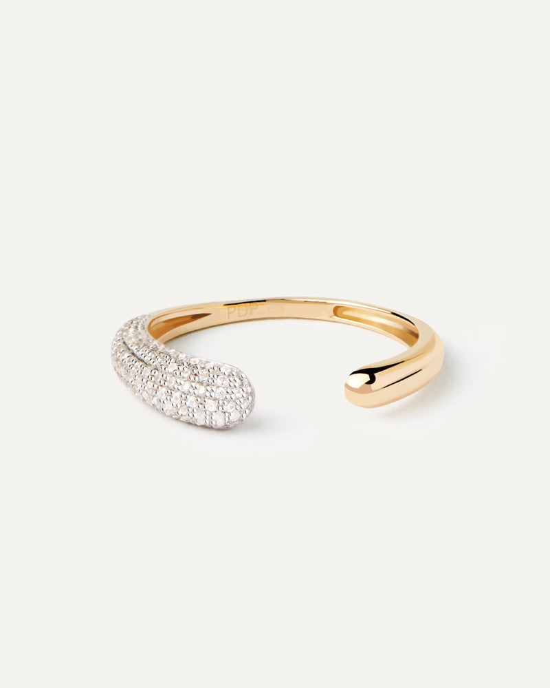 Diamonds and Gold Soho Ring - 
  
    18K Gold
  
