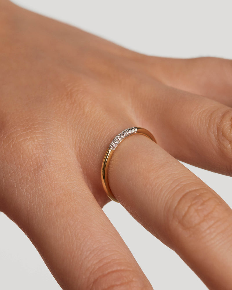 Nora ring aus gold mit diamanten - 
  
    18 kt Gold
  
