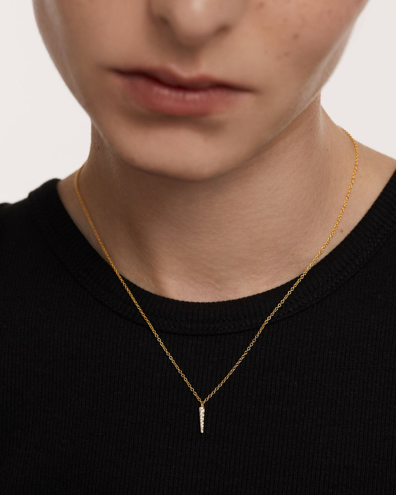 Peak Necklace - 
  
    Sterling Silver / 18K Gold plating
  
