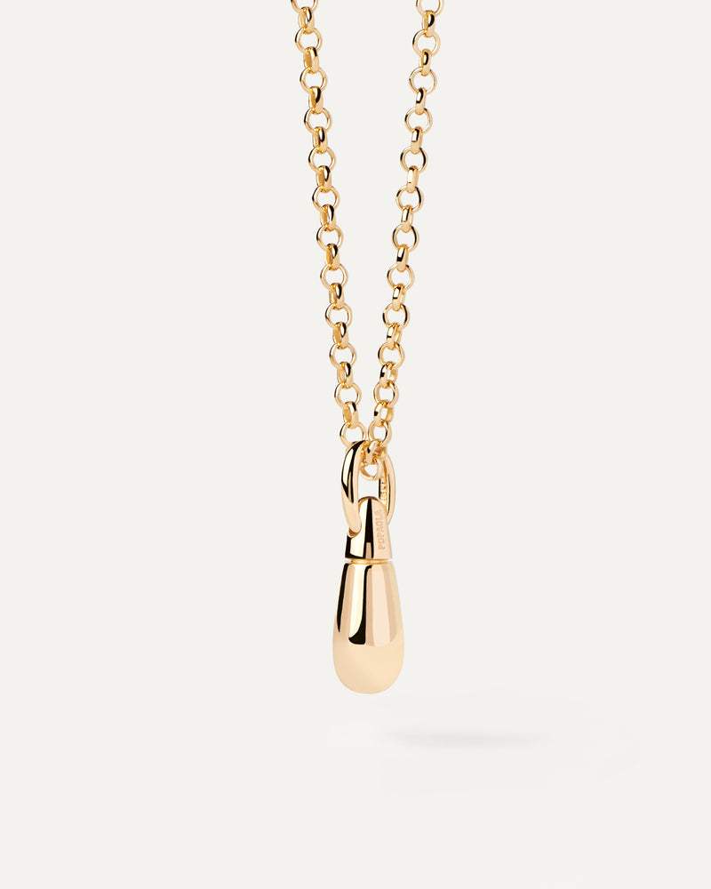 Drop Pendant - 
  
    Sterling Silver / 18K Gold plating
  
