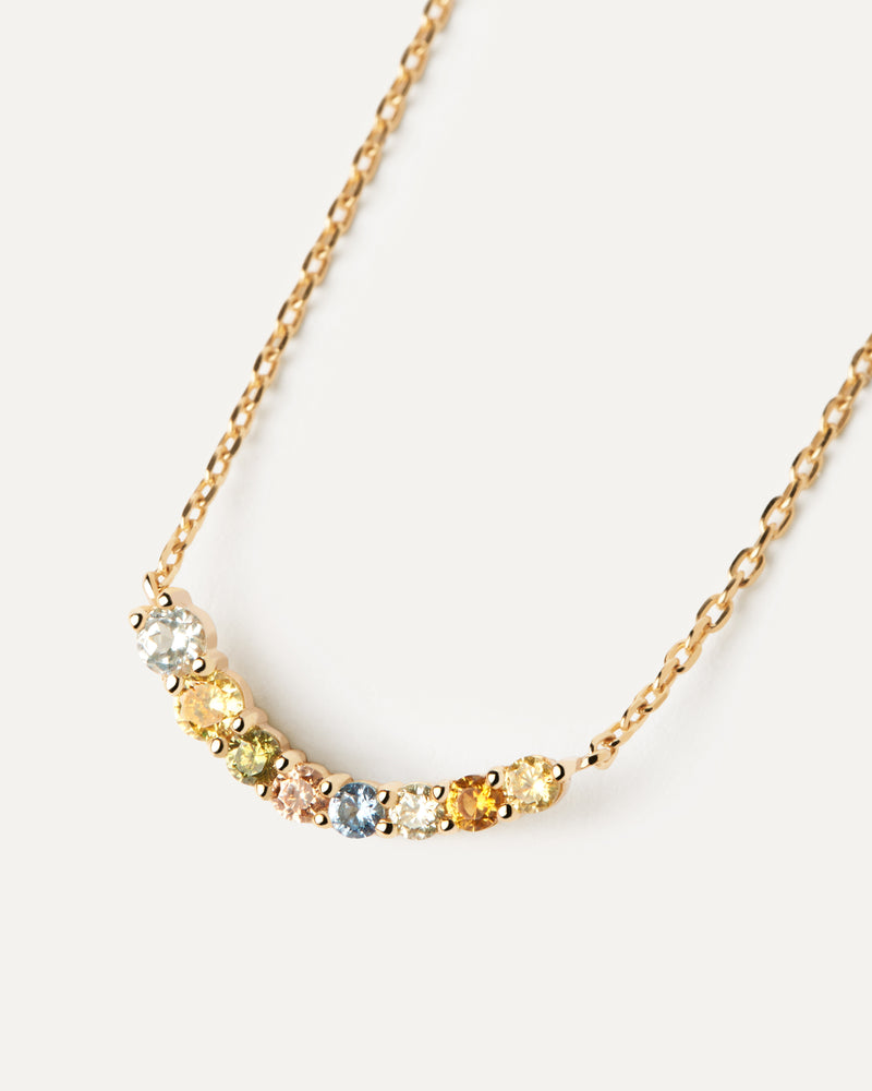 Collana Rainbow - 
  
    Argento sterling / Placcatura in Oro 18K
  
