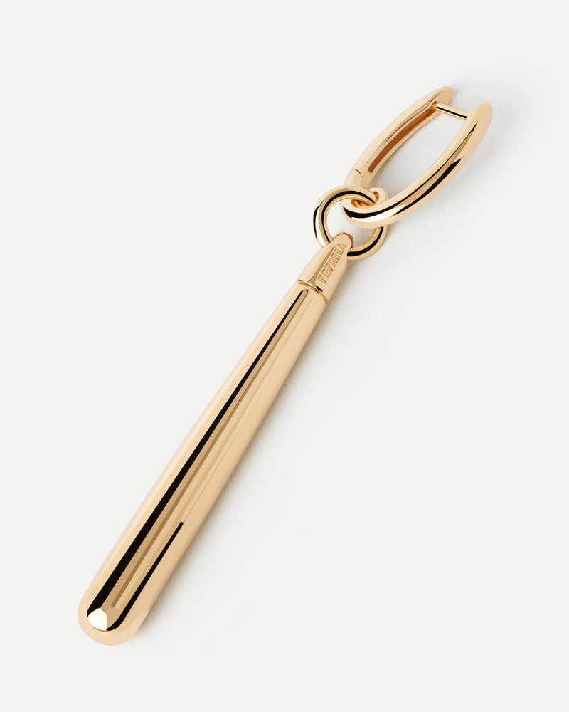 Supreme Jupiter Einzelner Creolen - 
  
    Sterling Silber / 18K Goldplattierung
  
