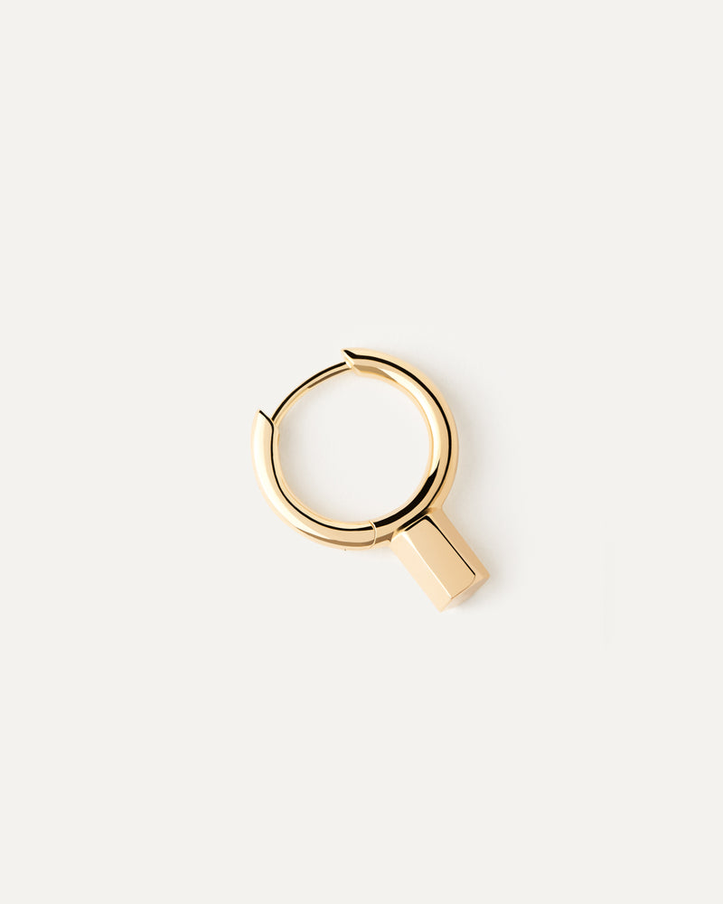 Detroit single hoop - 
  
    Sterling Silver / 18K Gold plating
  
