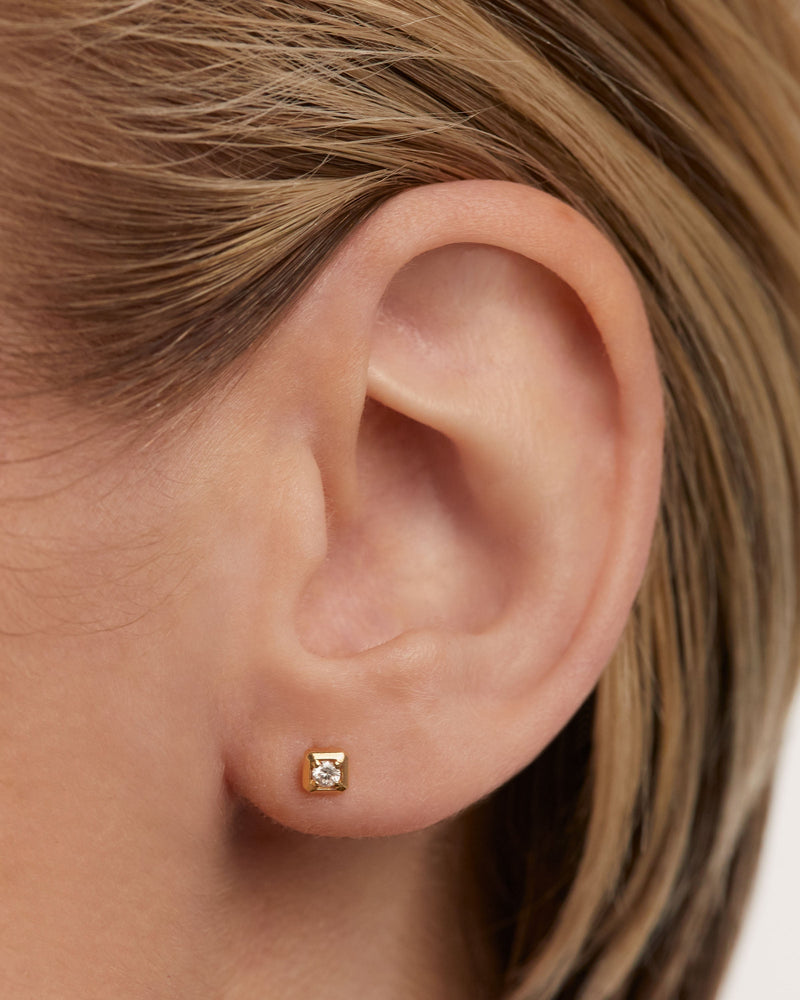 Piercing orecchio in Oro Con Diamante Ava - 
  
    Oro 18K
  
