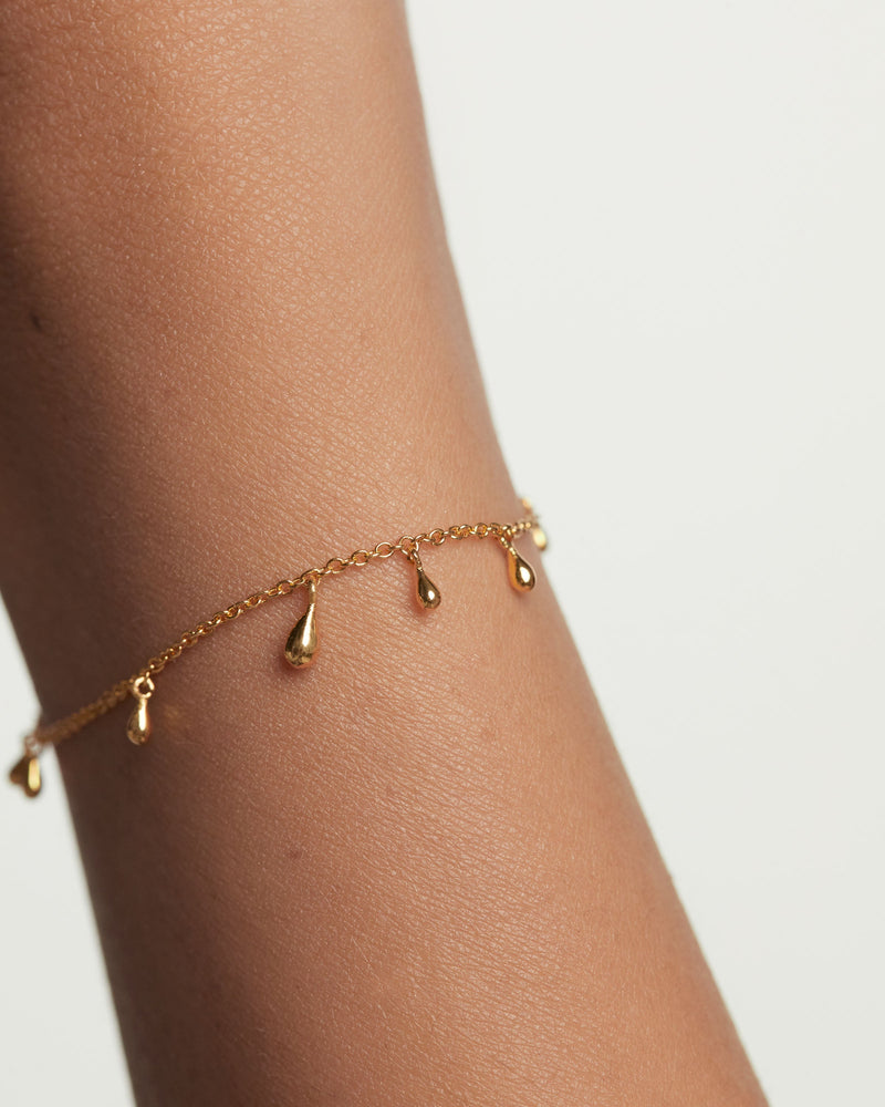 Teardrop Bracelet - 
  
    Sterling Silver / 18K Gold plating
  
