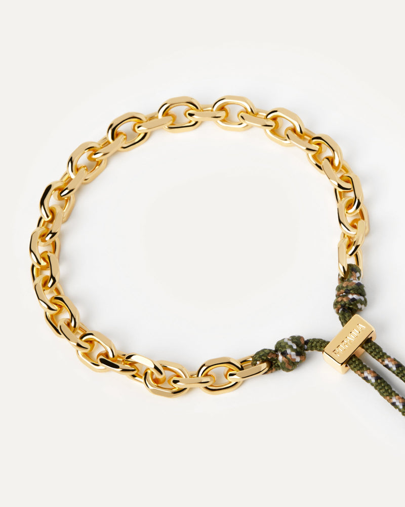 Cottage Essential Rope and Chain Bracelet - 
  
    Brass / 18K Gold plating
  
