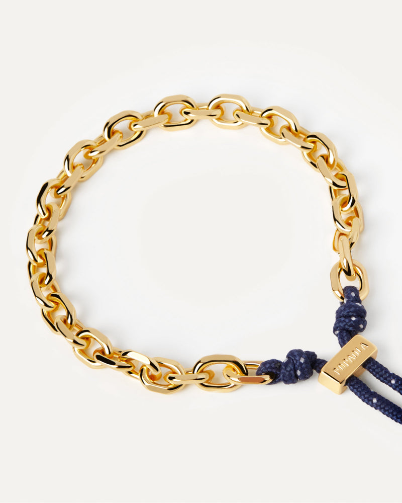 Midnight Essential Kordel-Gliederarmband - 
  
    Messing / 18K Goldplattierung
  
