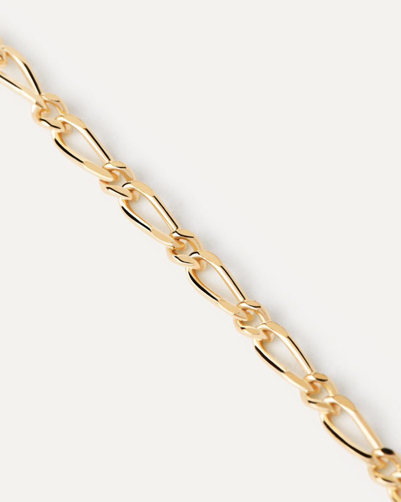 Pulsera Cadena Adele - 
  
    Plata de Ley / Baño de Oro 18K
  
