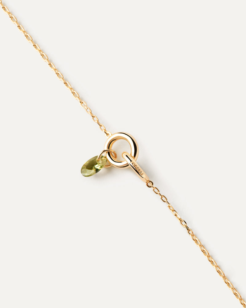 Green Lily Bracelet - 
  
    Sterling Silver / 18K Gold plating
  
