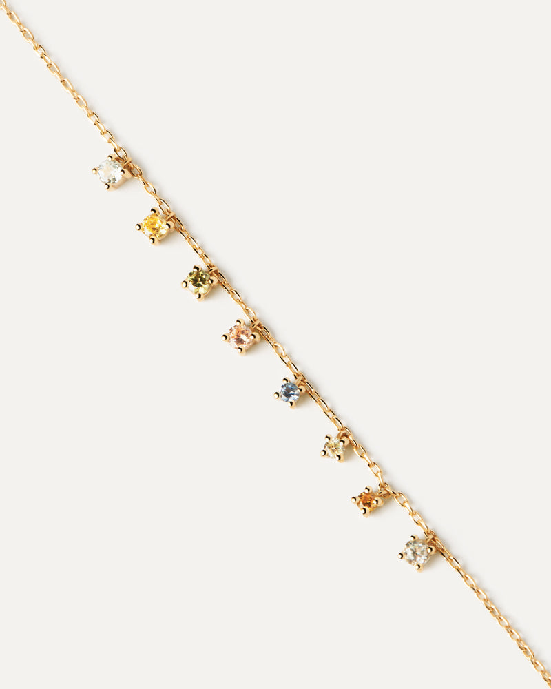 Pulsera Rainbow Salsa - 
  
    Plata de Ley / Baño de Oro 18K
  
