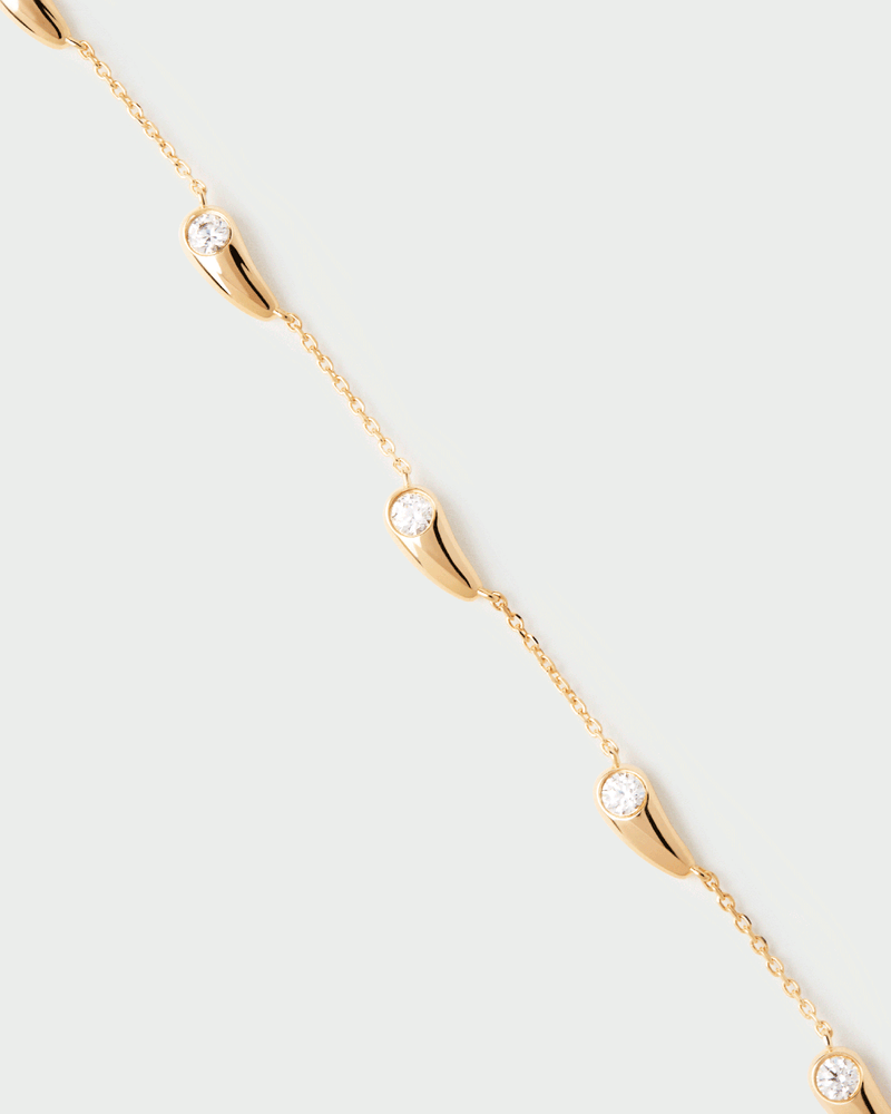 Pulsera Becca - 
  
    Plata de Ley / Baño de Oro 18K
  
