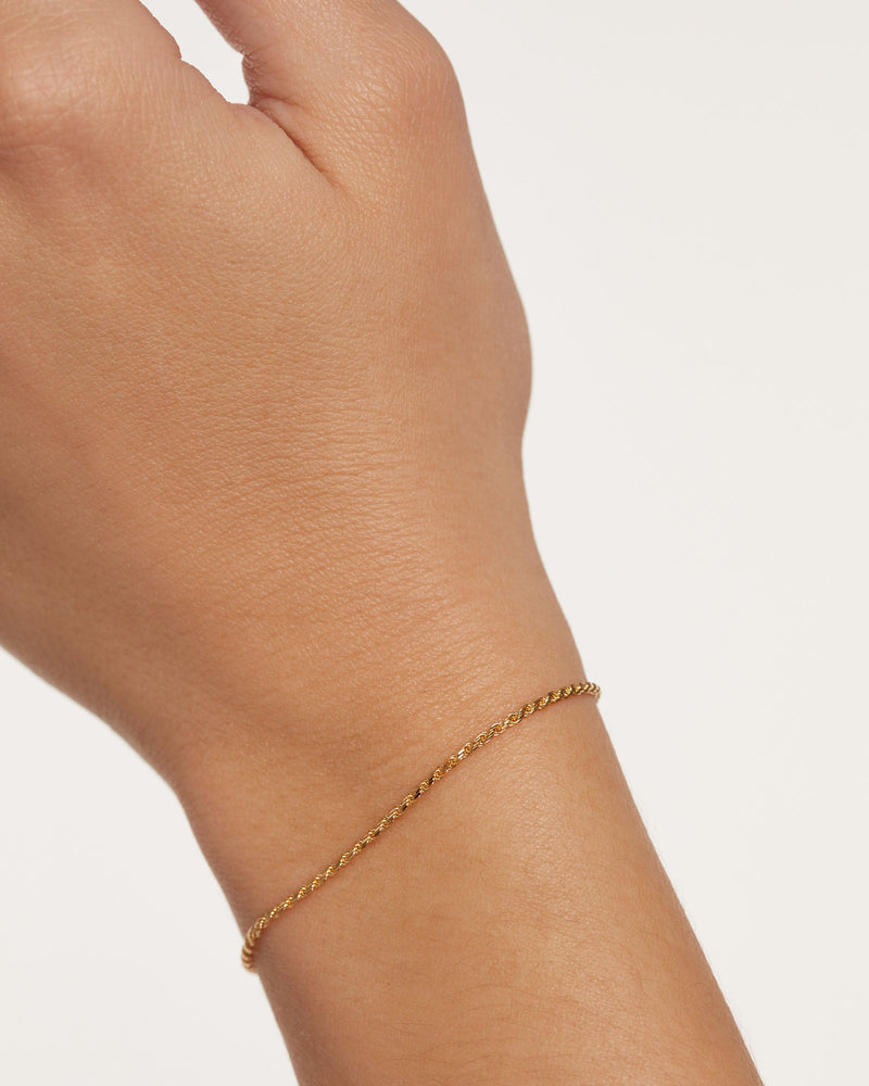 Gold Rope Chain Bracelet - 
  
    18K Gold
  
