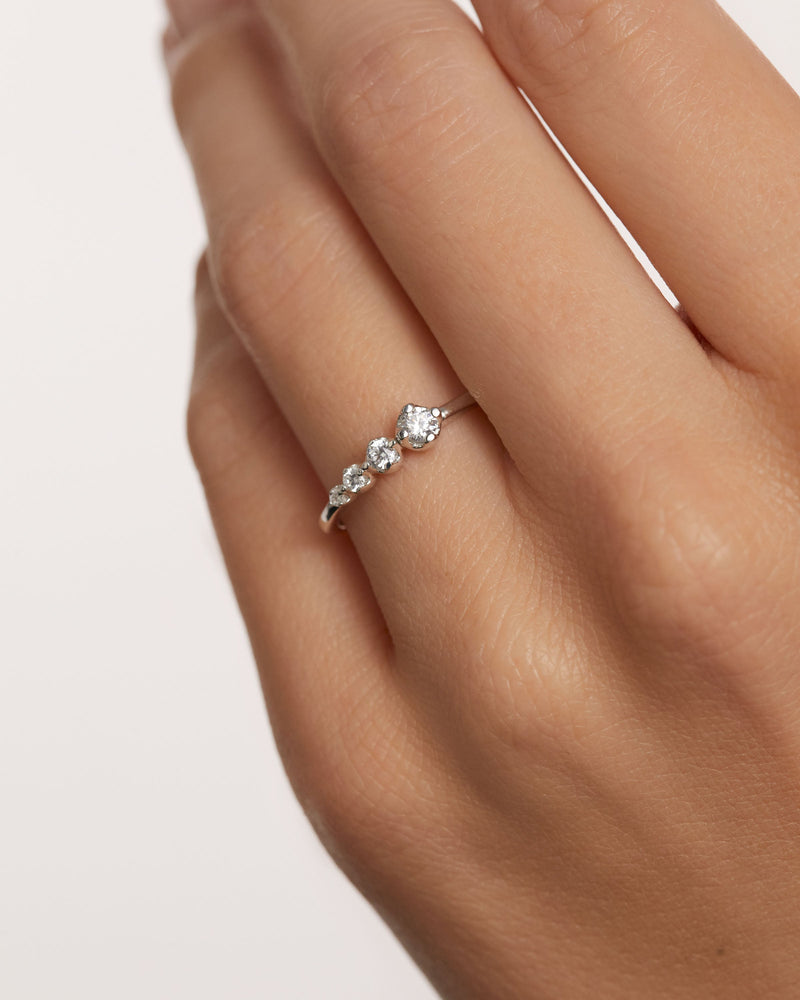 Bague en Argent Spark - 
  
    Argent massif
  
