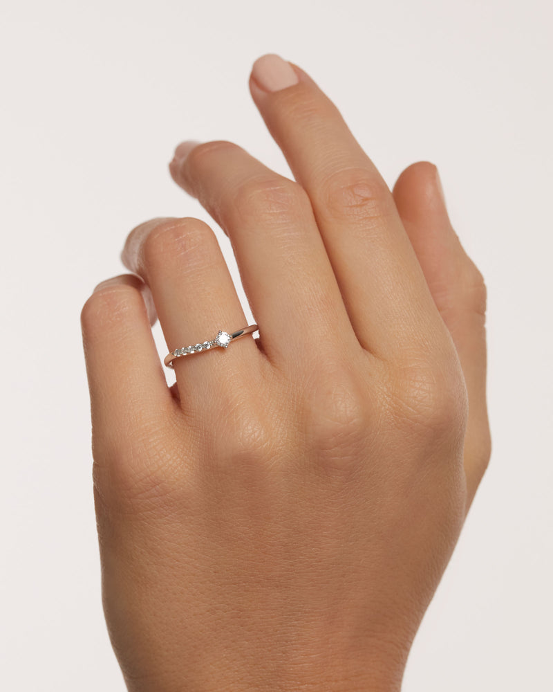 PDPaola Signature Link shops Silver Ring