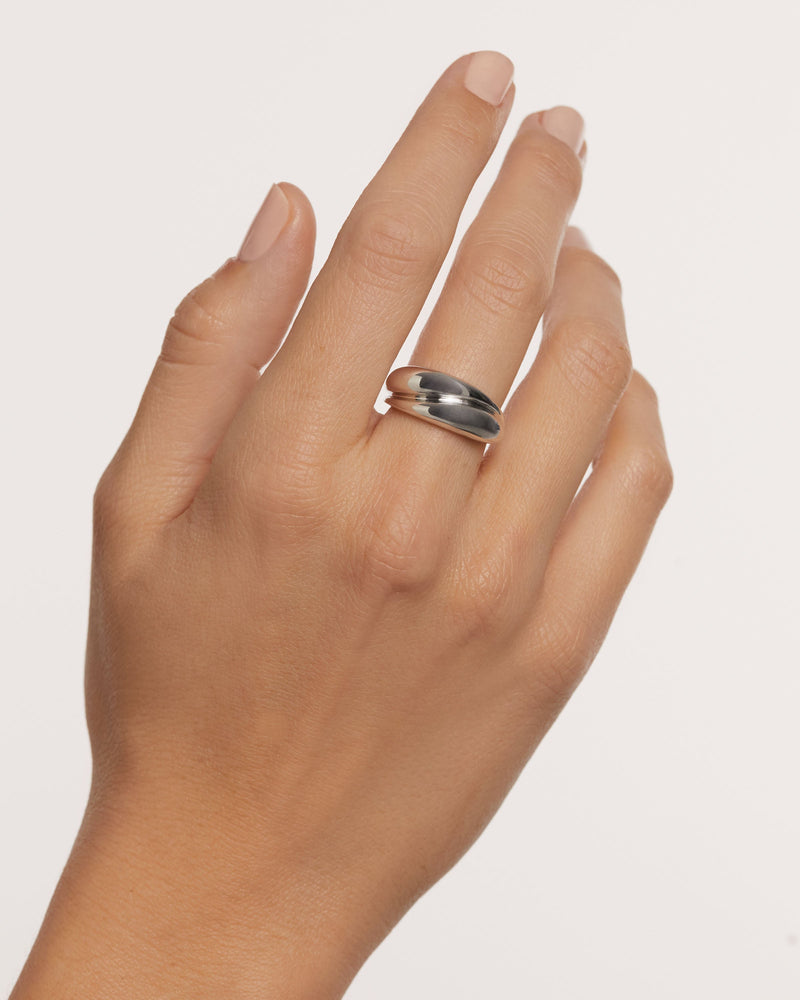 Bague en Argent Desire - 
  
    Argent massif
  
