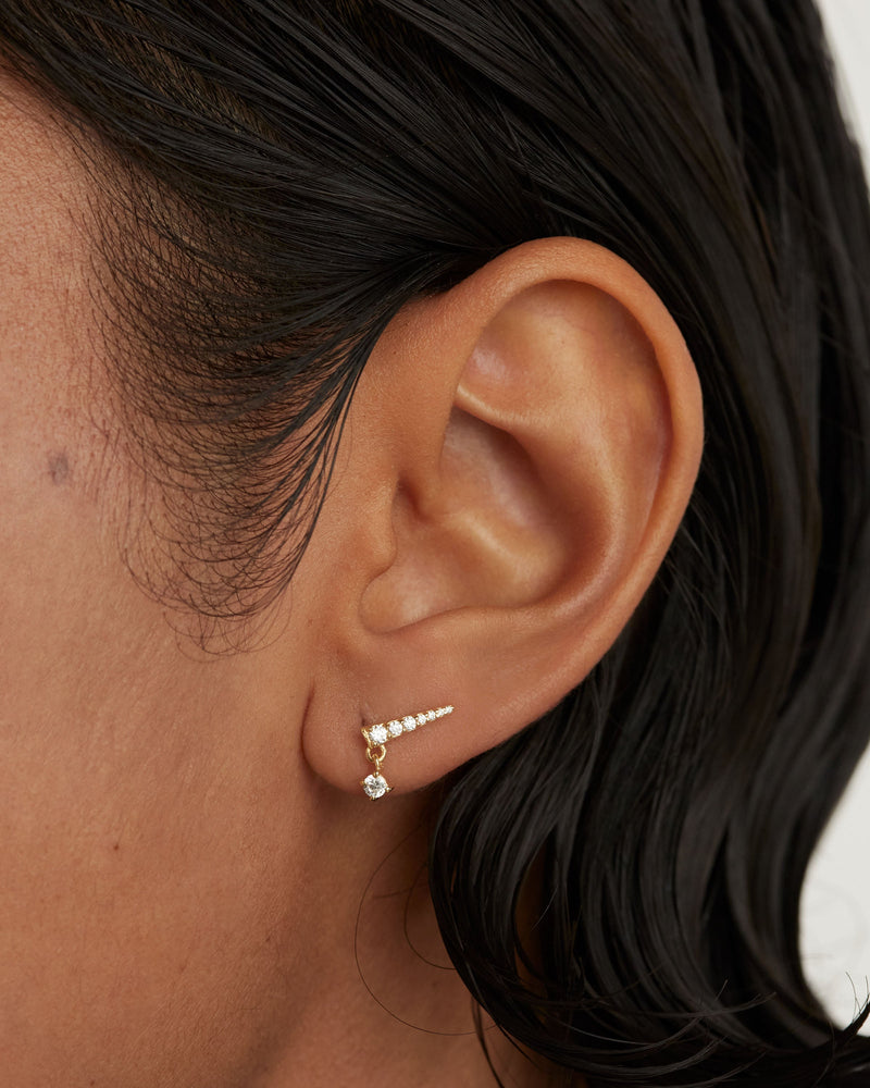 Piercing oreja Ava - 
  
    Plata de Ley / Baño de Oro 18K
  
