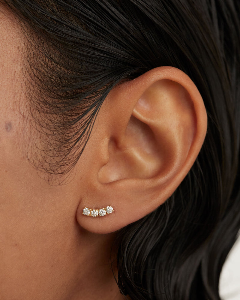 Piercing oreja Uma - 
  
    Plata de Ley / Baño de Oro 18K
  
